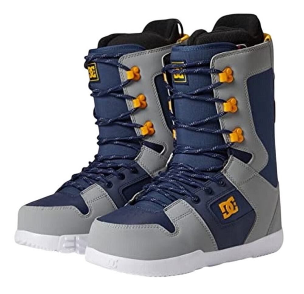DC Mens Phase Lace Snowboard Boots US 7M EU 39 Navy Grey NIB